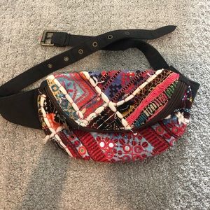 Boho Embroidered Fanny Pack
